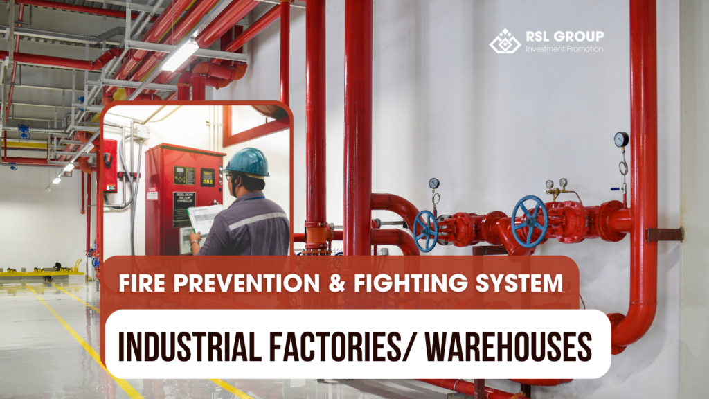 Fire Prevention And Fighting System For Industrial Factories And Warehouses